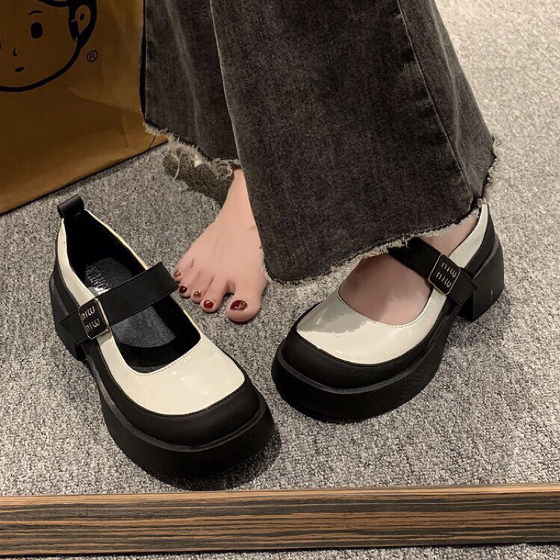 Giày búp bê phong cách Hàn quốc chữ miu hàng cao cấp fullbox