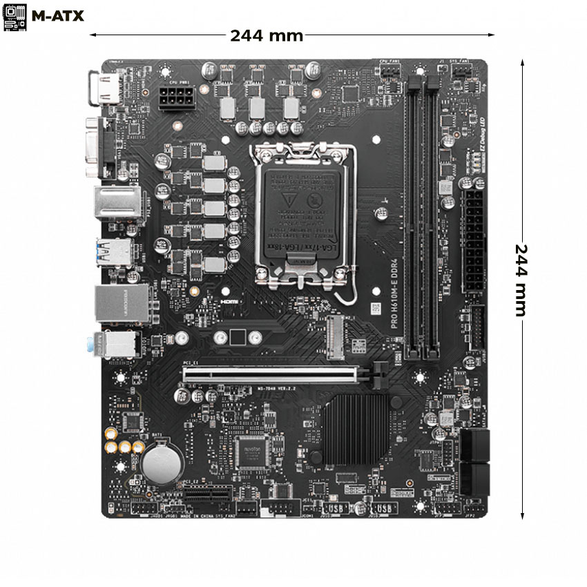 Mainboard MSI PRO H610M-E DDR4 | BigBuy360 - bigbuy360.vn