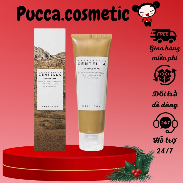 Sữa Rửa Mặt Rau Má Skin1004 Madagascar Centella Ampoule Foam 125ml - Chiết Xuất Rau Má Tạo Bọt