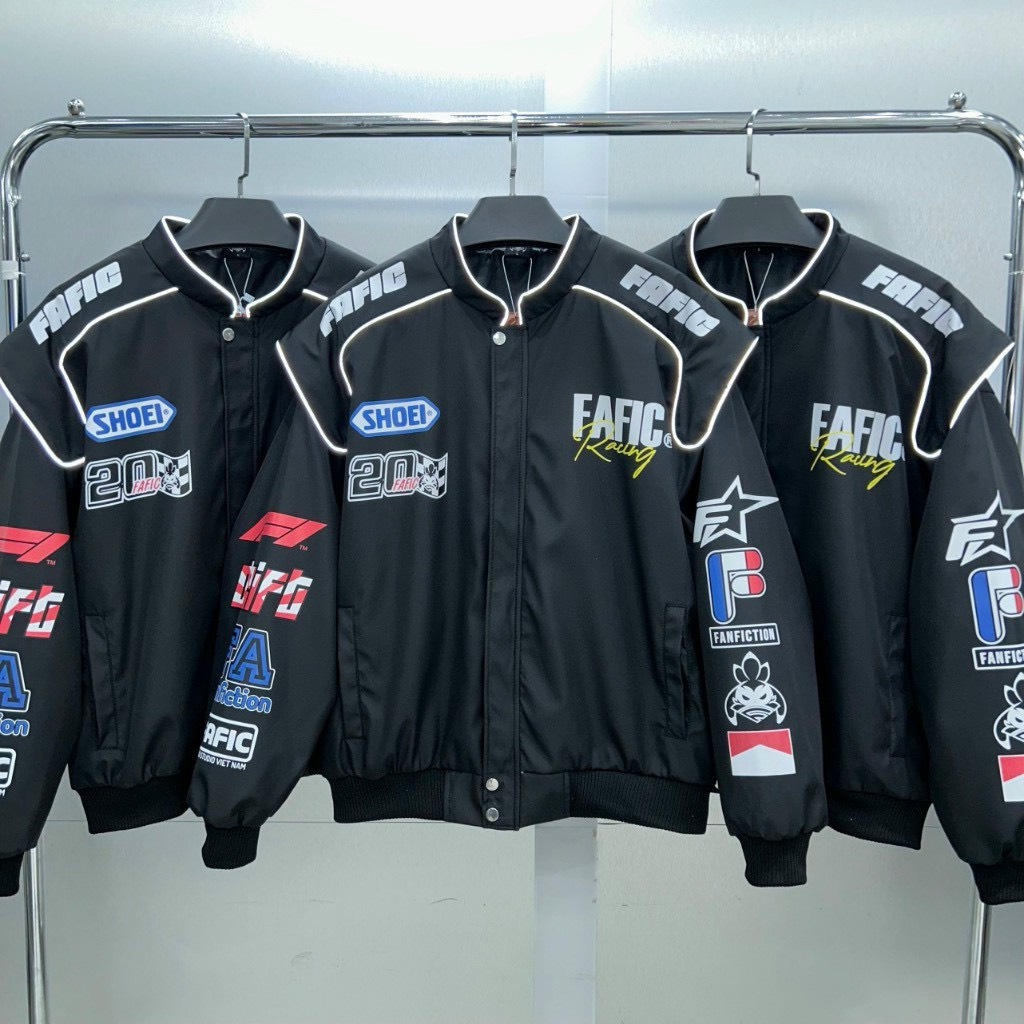 Áo Khoác Dù FAFIC SPEEDOMETER CBMHOUSE, Áo Khoác Biker Racing Fafic Studio Nam Nữ Unisex