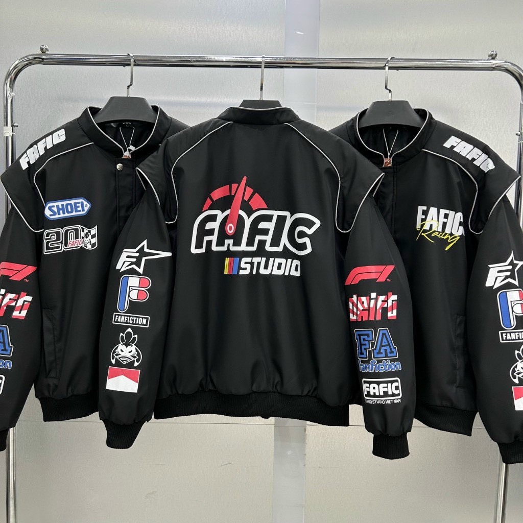 Áo Khoác Dù FAFIC SPEEDOMETER CBMHOUSE, Áo Khoác Biker Racing Fafic Studio Nam Nữ Unisex