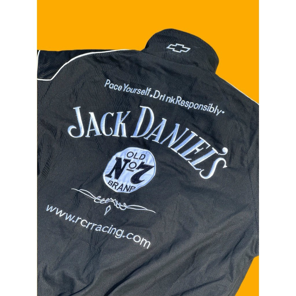 Áo Khoác JackDaniels Racing Jacket Cbmhouse, Áo Jakcet Dù Nam Nữ Unisex Chất Liệu Gió Cao Cấp