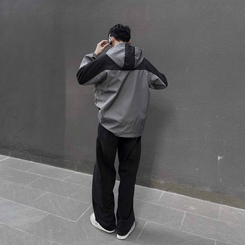 Áo Khoác Gió Teelab Cbmhouse Local Brand Unisex, Áo Jacket Dù Nam Nữ Form Rộng Phong Cách Basic