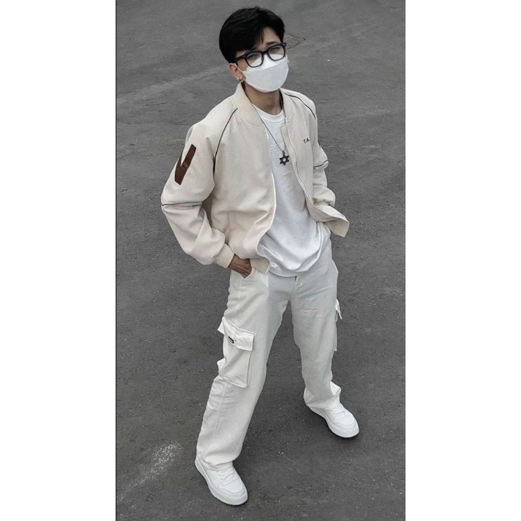 Áo Khoác Bomber Gooan Infinity Cbmhouse Form Rộng, Áo Khoác Da Nam Nữ Unisex Chất Liệu Da Cao Cấp