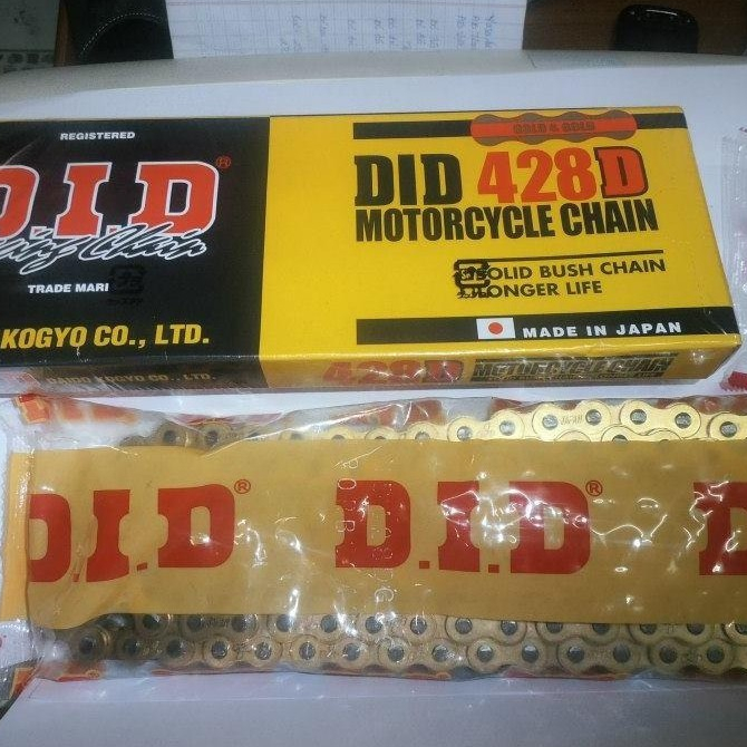 Sên vàng DID chính hãng 9ly 124 mắc,  10ly 130 mắc, 10ly 122 mắc