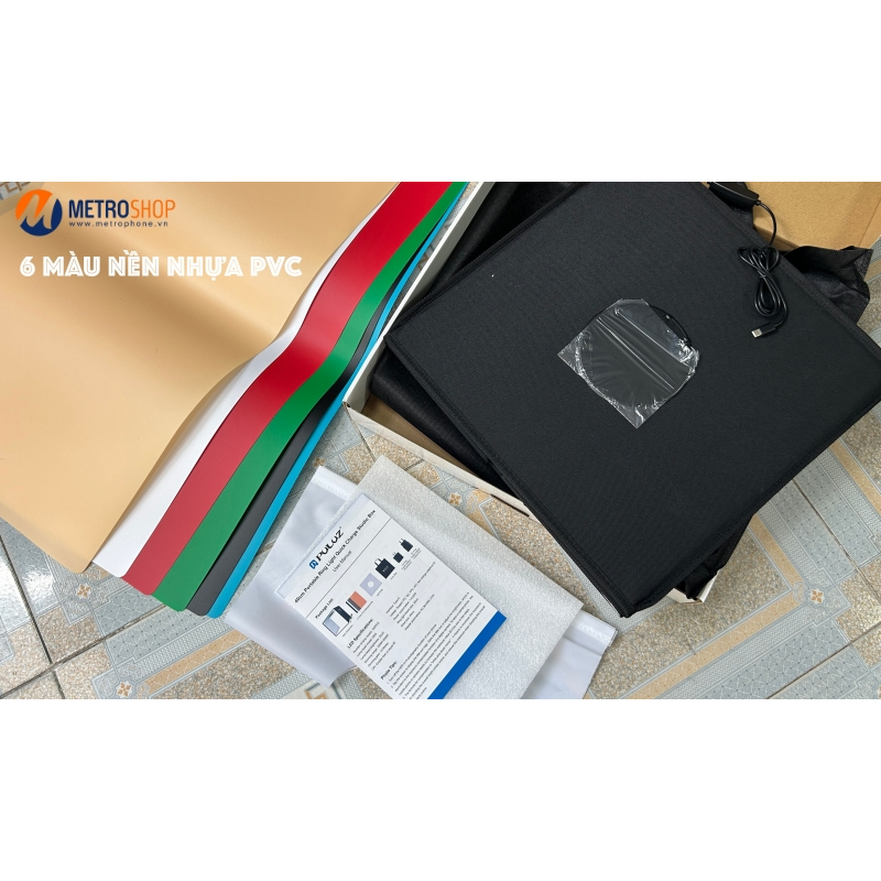 LỒNG CHỤP SẢN PHẨM 40X40CM TÍCH HỢP ĐÈN LED PULUZ