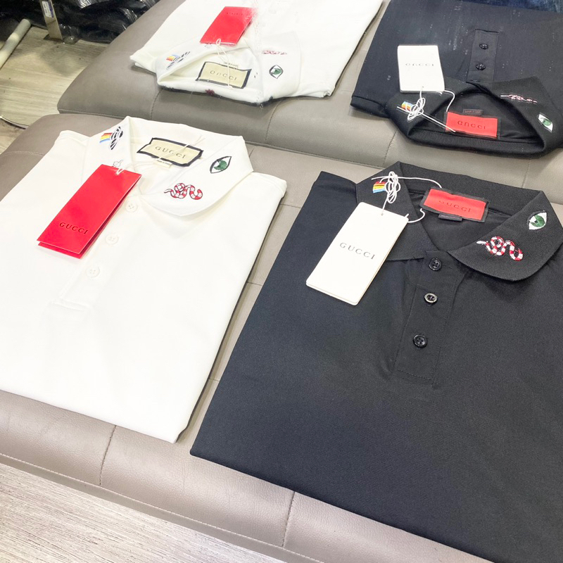 Áo Polo nam Gc thêu logo cổ bản đẹp mới hot trend 2023