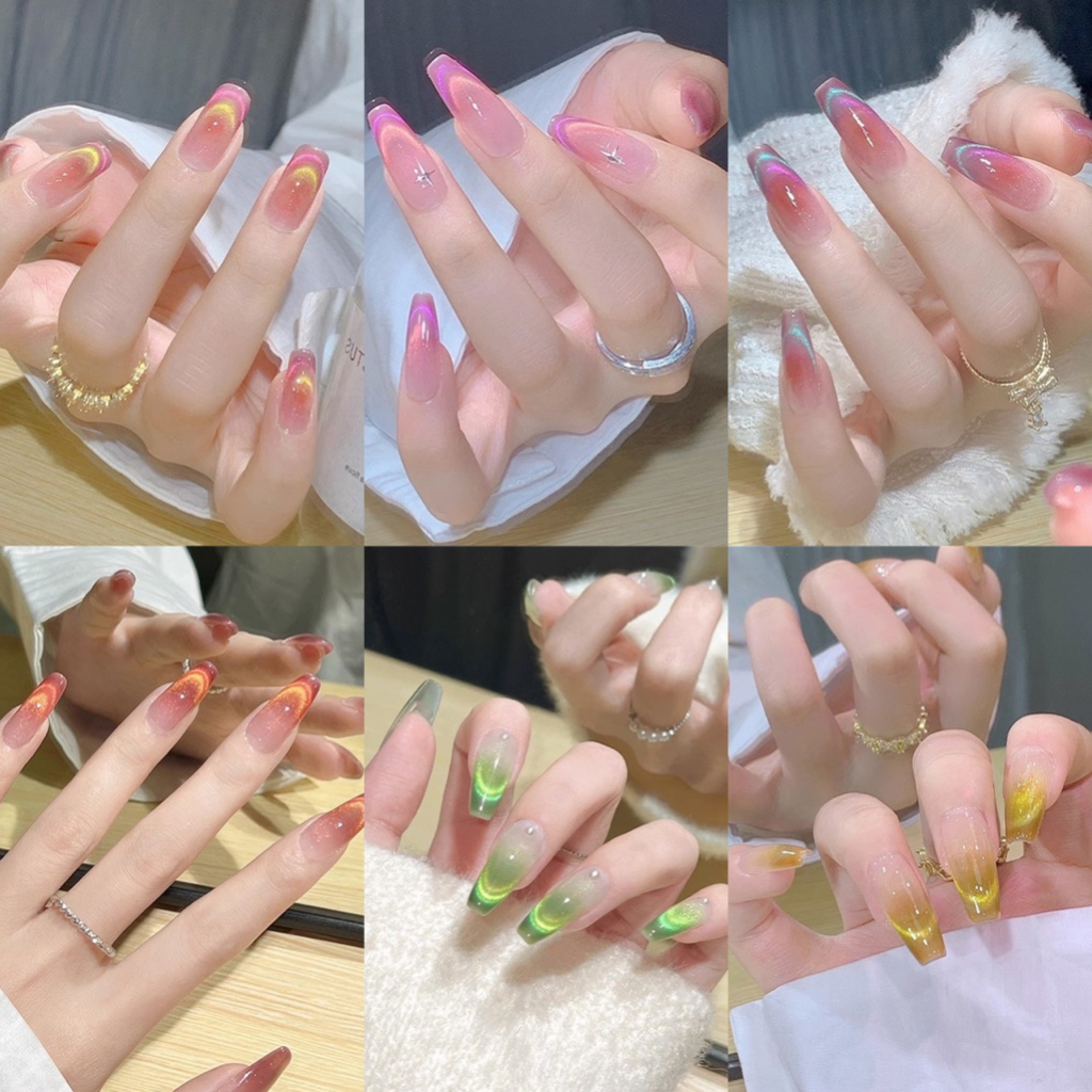 (Hàng mới về)Sơn gel hơ máy mắt mèo pha lê ANNIES ngân hà siêu đẹp
