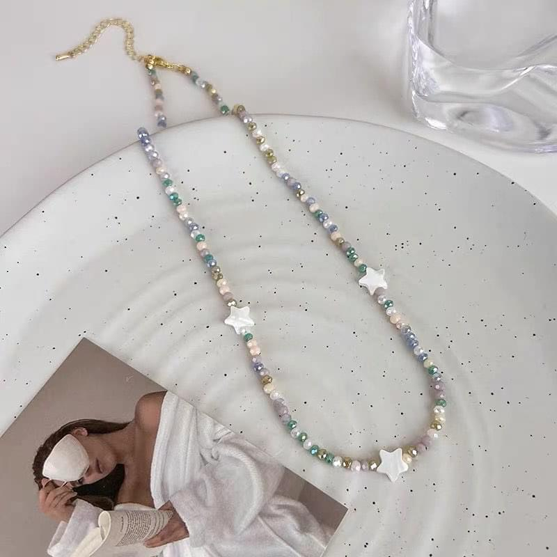 Vòng cổ cườm sao màu