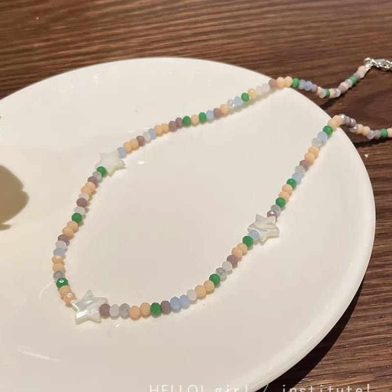 Vòng cổ cườm sao màu