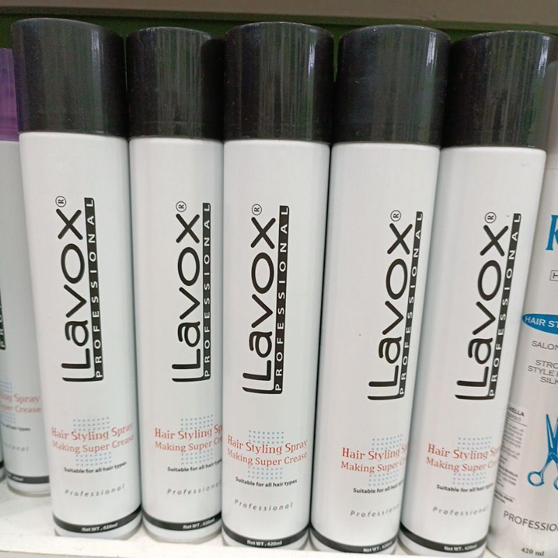 Keo tạo kiểu tóc cứng Lavox 420ml