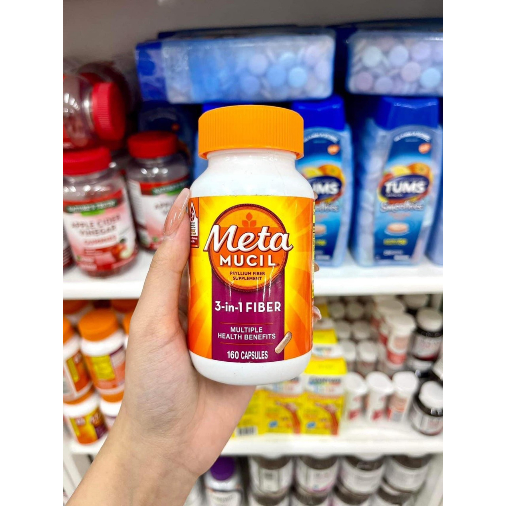 Viên Uống bổ sung chất sơ METAMUCIL giảm táo bón,cholesterol META MUCIL