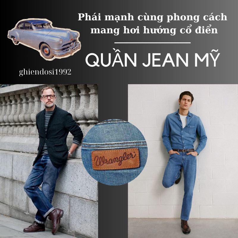 Quần Dài Jean Mỹ Secondhand Nam, Pants Jean USA 2hand For Men