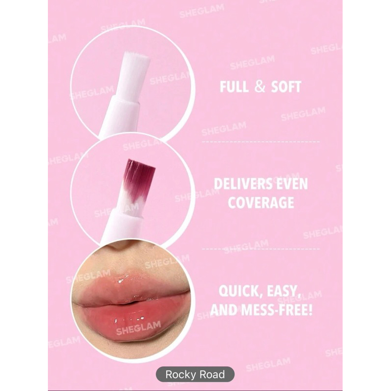 SHEGLAM Son Bóng Dưỡng Đầu Cọ TINTED LIP BALM