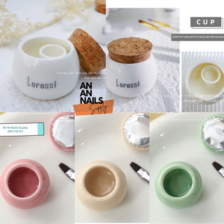 Hủ đựng dung dịch làm nail nước rửa cọ hai ngăn tiện lợi , hủ mini size 15g