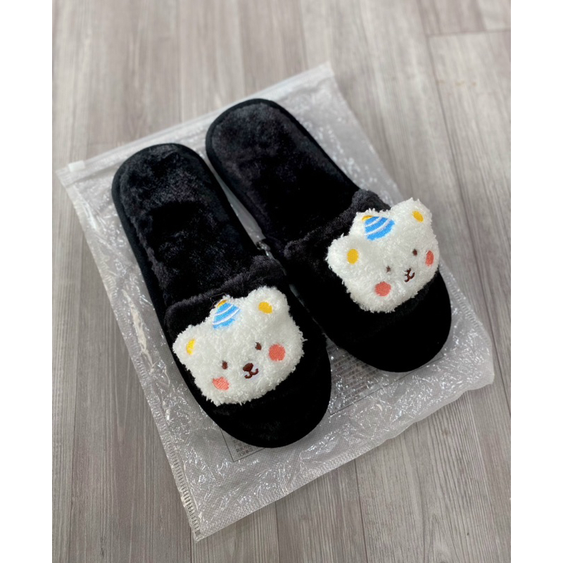 Dép Lông Prada - Ce.nile - Gấu Dâu Dễ Thương