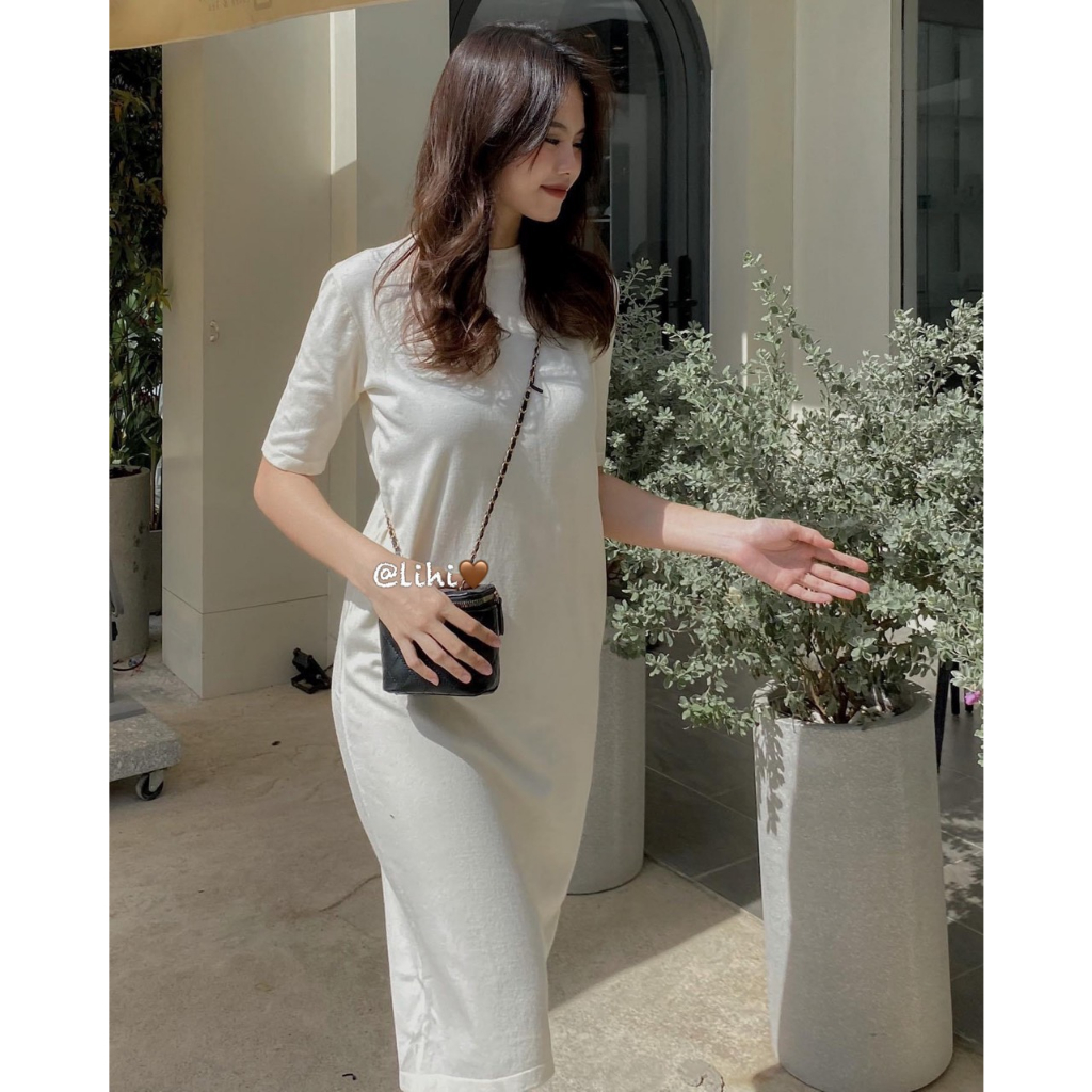 Váy len tay lỡ dáng suông 1993s boutique