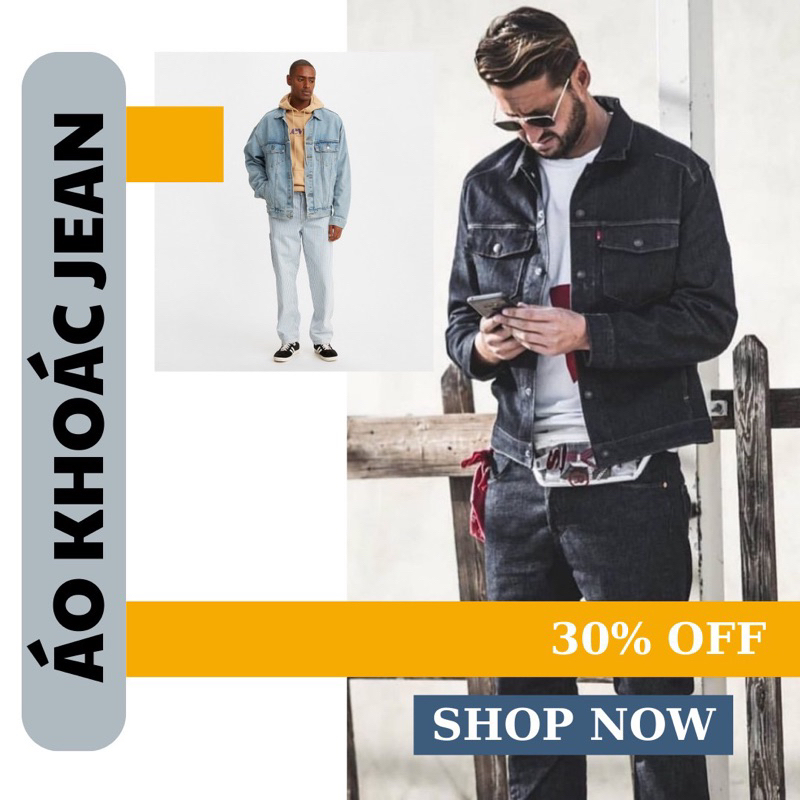 Áo Khoác Jean Tay Dài 2hand Unisex, Áo Khoác Denim Croptop Và Form To Nam Nữ Mùa Hè Secondhand