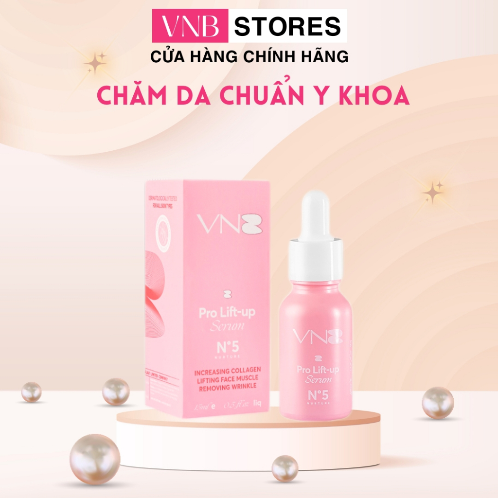 Tinh Chất Nâng Cơ VNB Công Thức Mới - Nâng Cơ Mặt Giảm Nọng Cằm Tan Mỡ Má Chống Lão Hóa Da