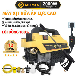 Máy rửa xe gia đình MO2000pre áp lực cao lõi đồng - Máy chỉnh áp công suất mạnh 2000W chính hãng