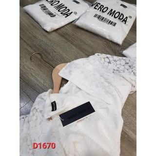 Đầm xòe ren trắng D1670