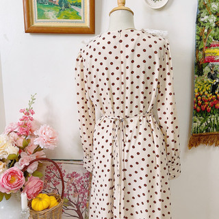 Đầm babydoll dáng dài thắt eo