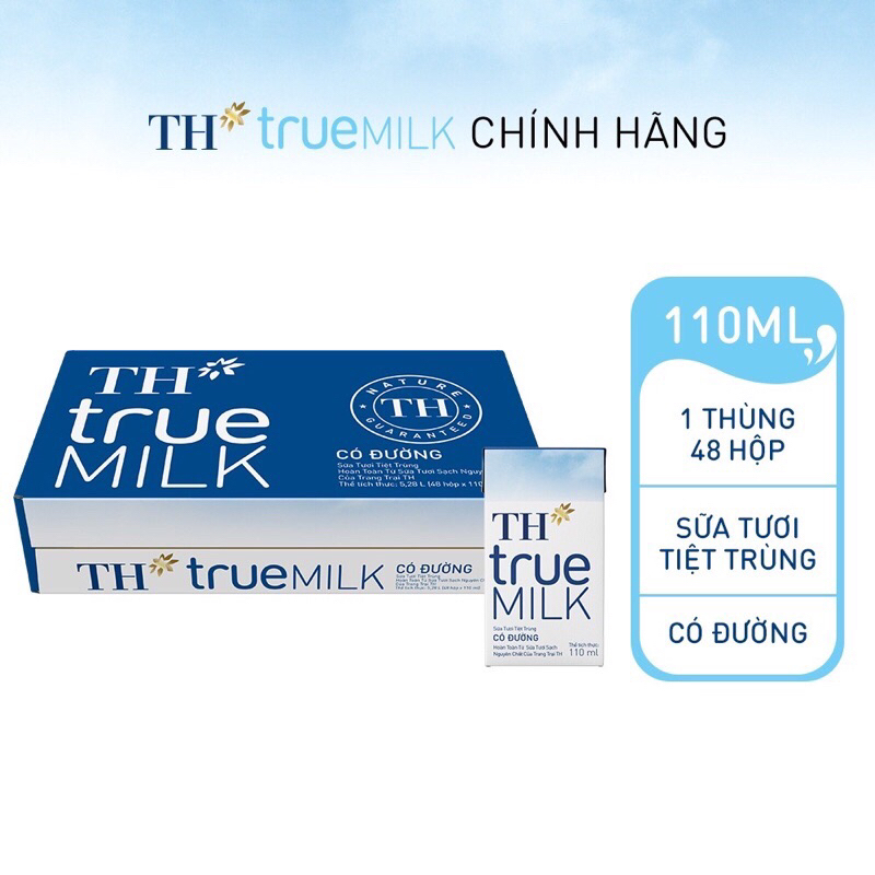Combo Sữa th true milk 110ml