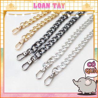 Dây Xích Đeo Túi Xách Xích To 12mm Vát Góc Phẳng - LoanTay