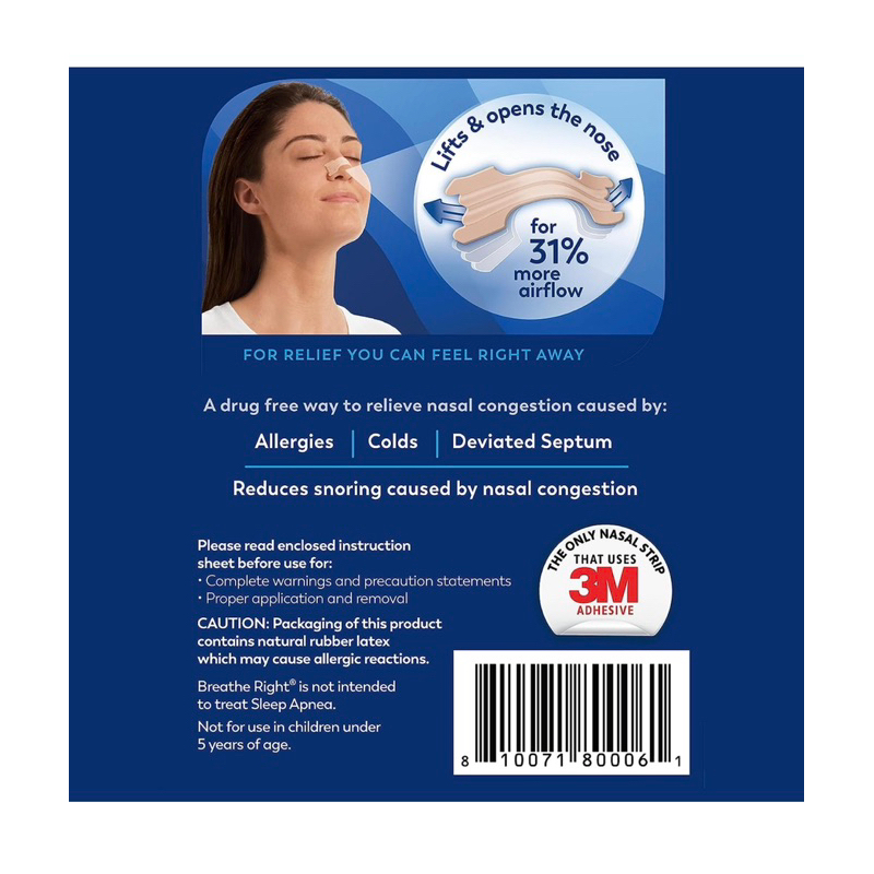 Miếng Dán Mũi Breathe Right Extra