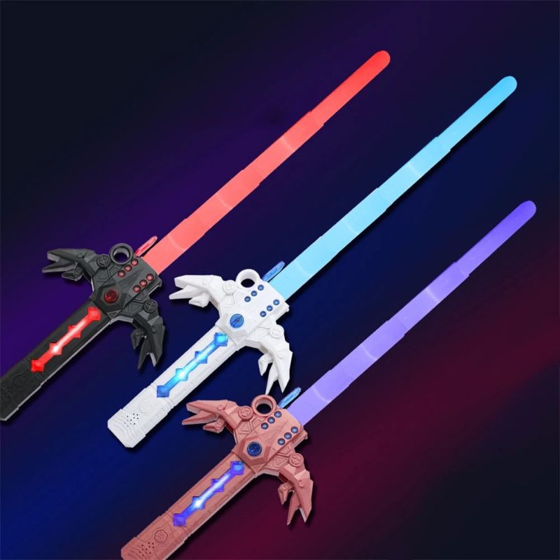 Kiếm Lazer Ánh Sáng Phiên Bản Mới Lightsaber Ghép Đôi Sạc Pin TypeC Mix Màu Cháy Phố