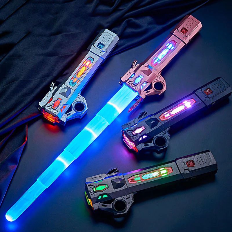 Kiếm Lazer Ánh Sáng Phiên Bản Mới Lightsaber Ghép Đôi Sạc Pin TypeC Mix Màu Cháy Phố