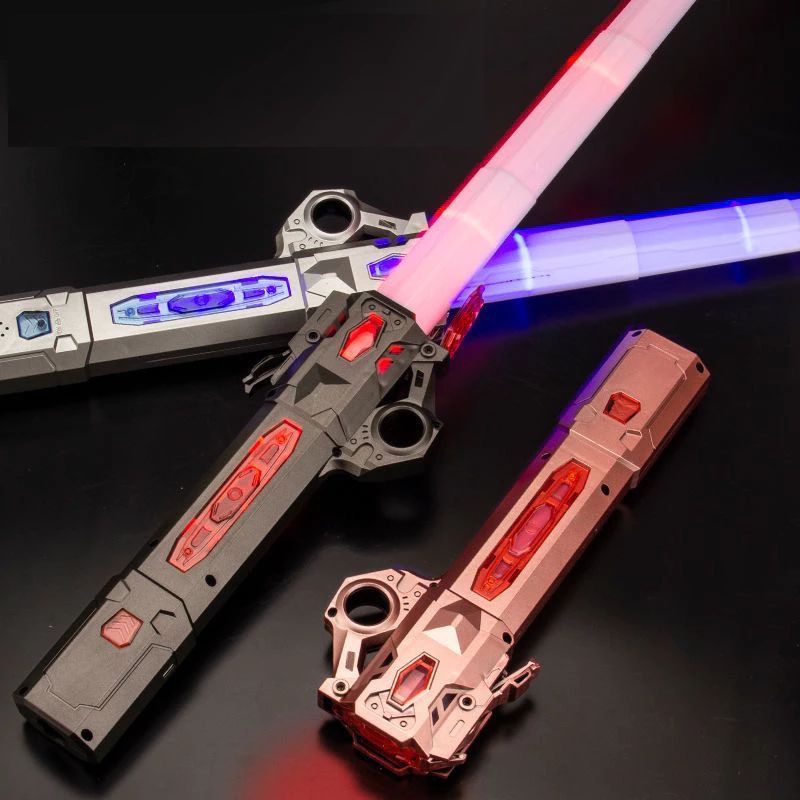 Kiếm Lazer Ánh Sáng Phiên Bản Mới Lightsaber Ghép Đôi Sạc Pin TypeC Mix Màu Cháy Phố