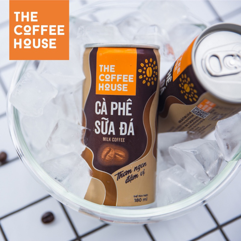The Coffee House cafe sữa đá lon thùng 24 lon*180ml