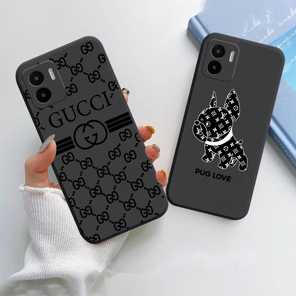 Ốp lưng Xiaomi Redmi A1, Redmi A2 silicon dẻo, tpu mềm hình thom brownee, guccii, nikee