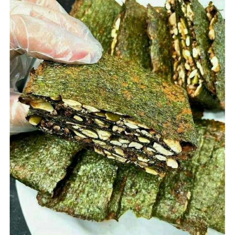 Rong Biển Kẹp Hạt Dinh Dưỡng Siêu Hạt tốt cho người ăn kiêng, giảm cân , eat clean