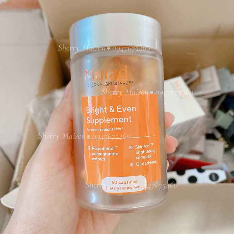 Viên uống chống nắng Murad  hộp 60 viên