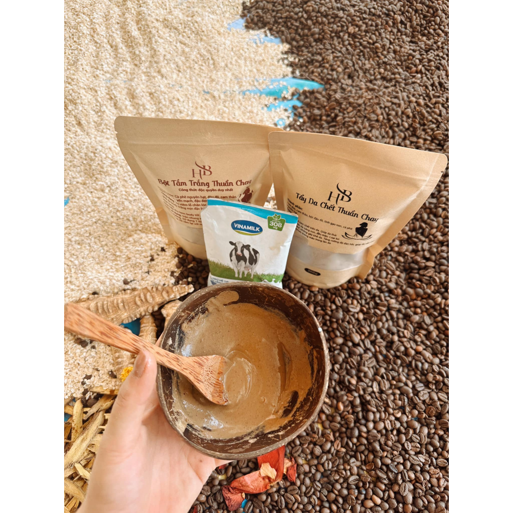 Tẩy Da Chết Thuần Chay HB - Tẩy da chết Hiền Bùi - Mỹ phẩm handmade