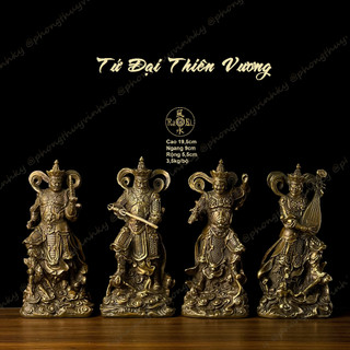 Tứ Đại Thiên Vương đạp quỷ - Tượng Đồng Thờ Cúng