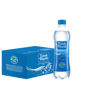 Thùng 24 chai Nước khoáng có ga Đảnh Thạnh 430ml