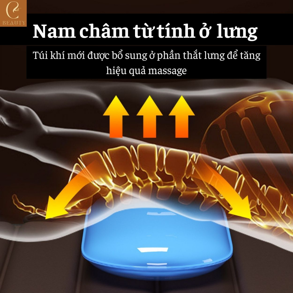 Nệm massage toàn thân thế hệ mới, Máy mat xa hiệu quả hơn máy massage cầm tay, Đệm massage toàn thân phục hồi giảm đau