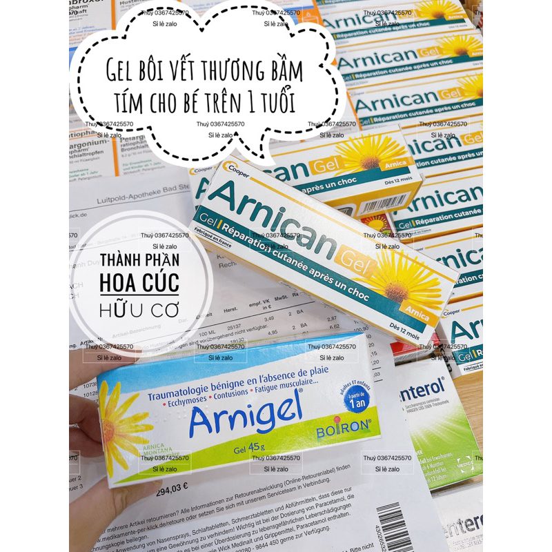 Gel bầm tím Arnigel Boiron - Arnican  date 2025-2026