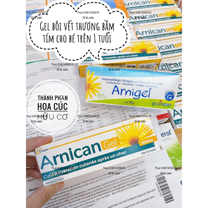 Gel bầm tím Arnigel Boiron - Arnican  date 2025-2026