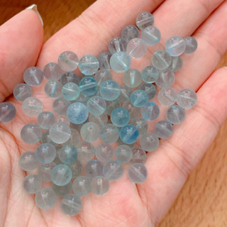 Hạt xâu vòng Aquamarine hỗ trợ giao tiếp 6mm