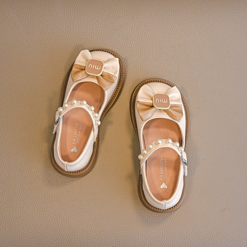 Giày Búp Bê Nơ Miu Mới Phong Cách Vintage Siêu Dễ Thương Cho Bé