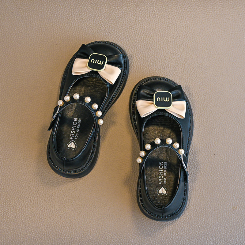 Giày Búp Bê Nơ Miu Mới Phong Cách Vintage Siêu Dễ Thương Cho Bé