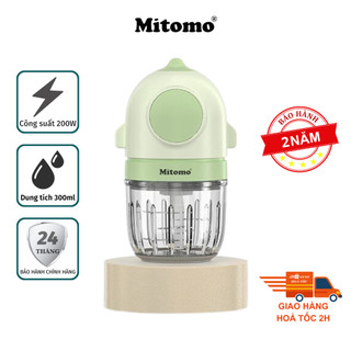 Máy xay hành tỏi ớt, xay thịt đa năng Mitomo MT-350 - Hàng chính hãng