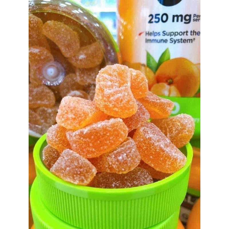 Kẹo dẻo bổ sung Vitamin C Kirkland Adult Gummies C 250mg 180 viên [HOẢ TỐC DATE MỚI]