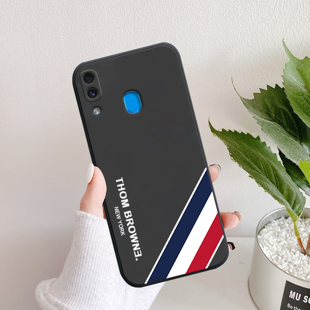 Ốp lưng Samsung A20, A30, M20 silicon dẻo, tpu mềm hình thom brownee, guccii, nikee