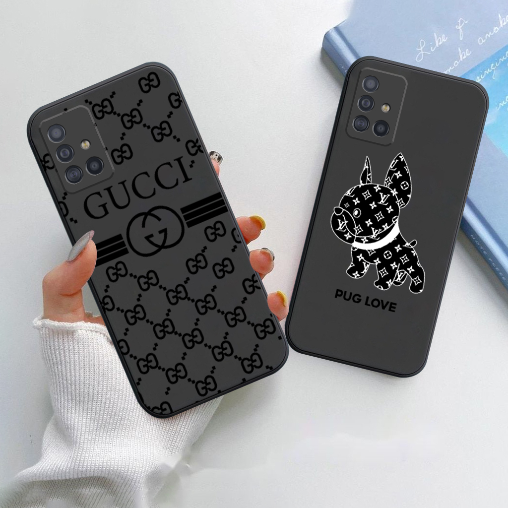 Ốp lưng Samsung A31, A51, A71, M51 silicon dẻo, tpu mềm hình thom brownee, guccii, nikee