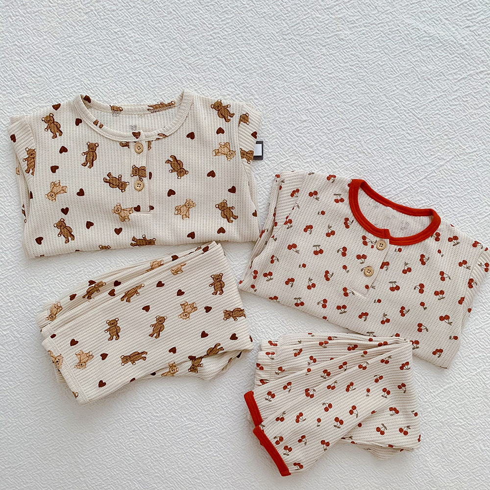 Set đồ bé trai, bé gái dài tay phong cách Hàn Quốc, Quần áo trẻ em thu đông dễ thương cho bé